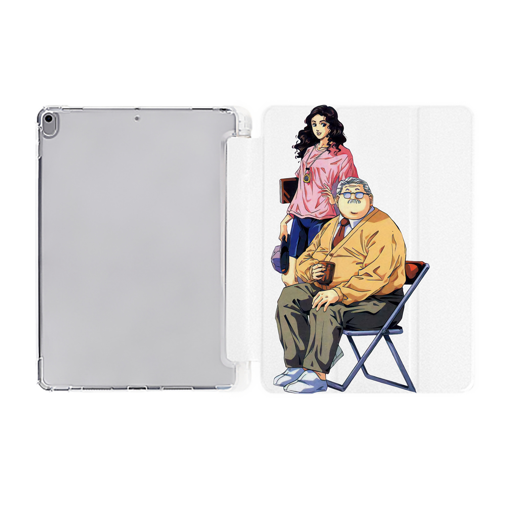 （画像用） SLAM DUNK／スラムダンク IPad ケース ペン収納付き 三つ折りスタンド PUレザー×シリコン 対応機種9.5/10.5/10.9インチ